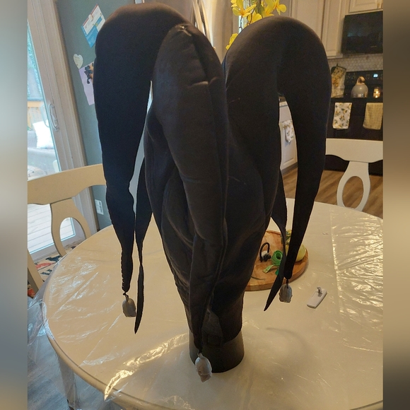 RARE Fun World Div Evil Jester Costume Prop Mask Unisex Adult - Picture 2 of 5